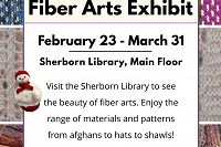 Sherborn Library Knit & Crochet Club - Fiber Arts Exhibit thumbnail Photo