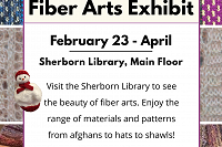 Sherborn Library Knit & Crochet Club - Fiber Arts Exhibit thumbnail Photo