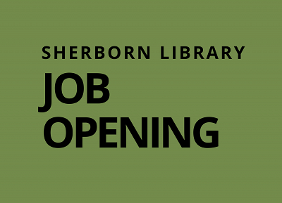 Sherborn Library Director, Job Posting Banner Photo